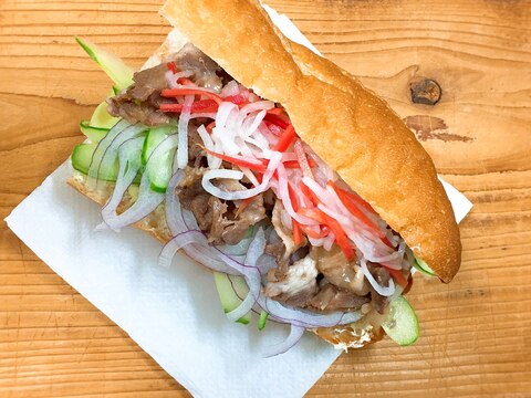 バインミー風サンド